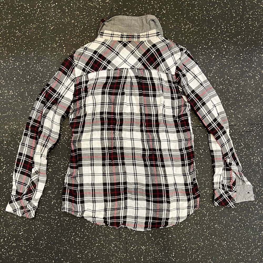 Rails Black, White, & Red Flannel - image 3